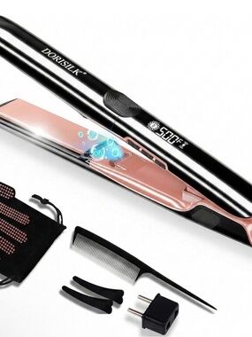 New DORISILK 500 Degree High Temp
Professional Hair Straightener30s fast